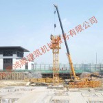 新城桃李郡項(xiàng)目-江蘇興廈建設(shè)QTZ5613安裝現(xiàn)場